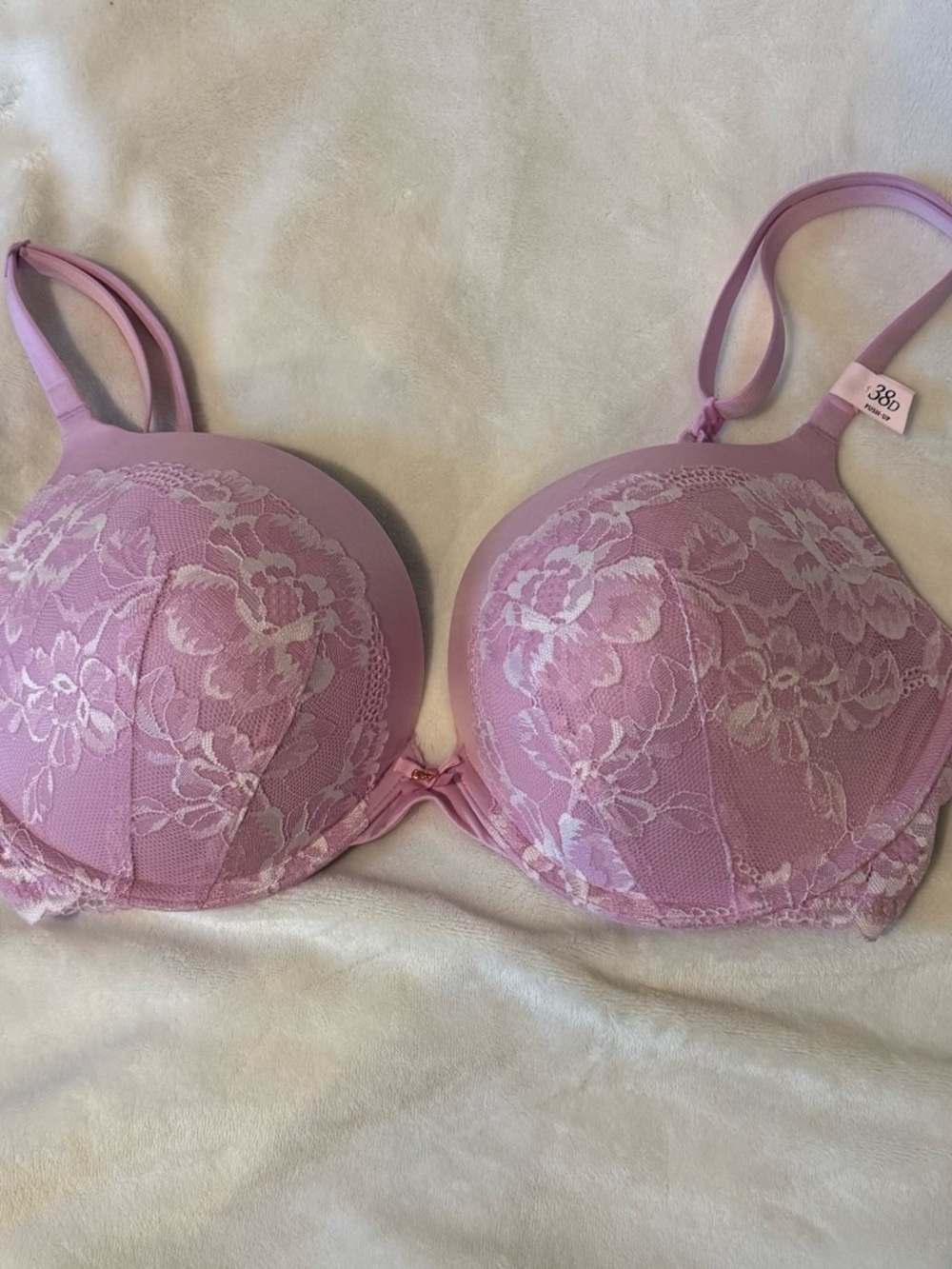 Victoria's Secret Pink Lace Push-Up Bra